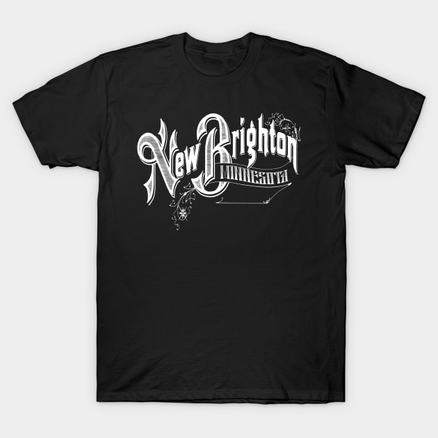 Vintage New Brighton, MN T-Shirt by DonDota
